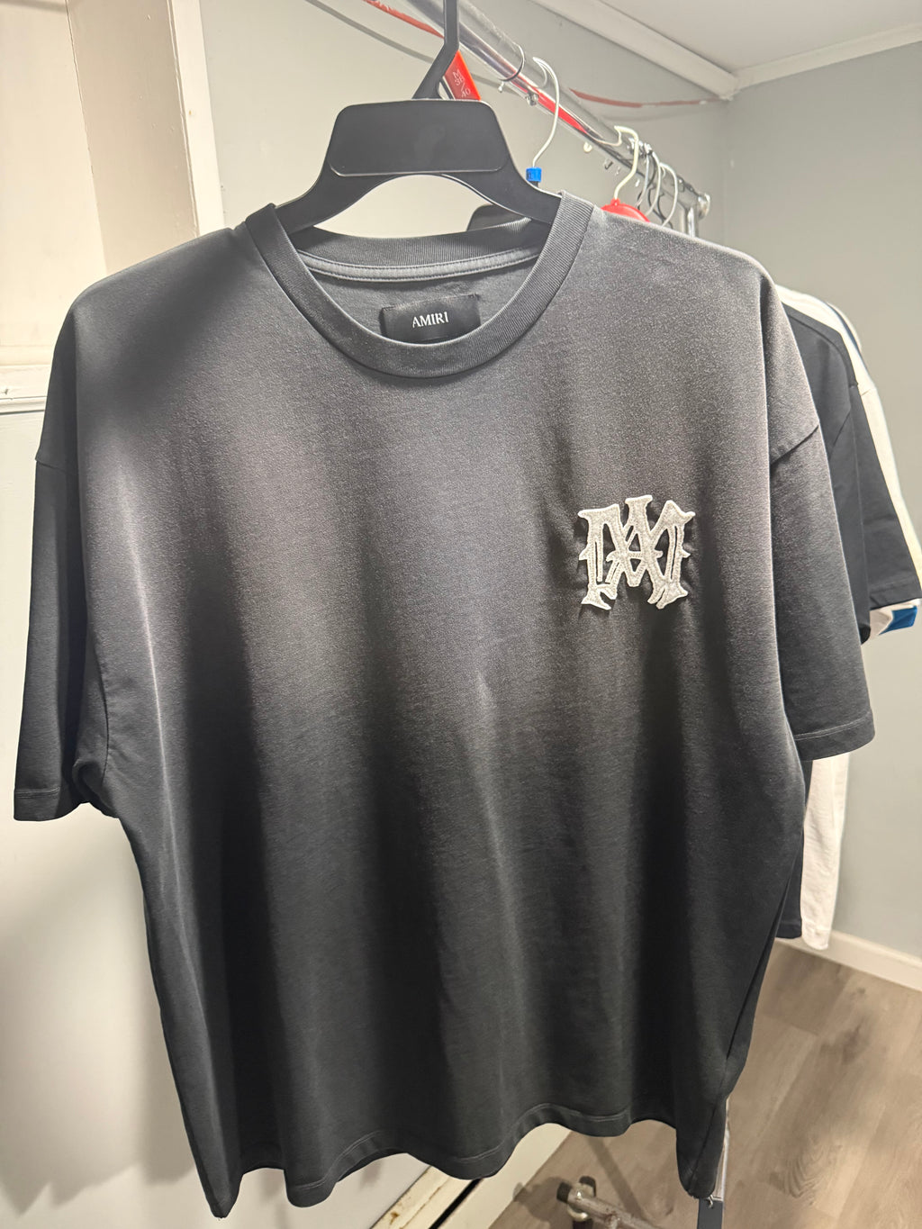 Mike Amiri Logo Embroidered T shirt