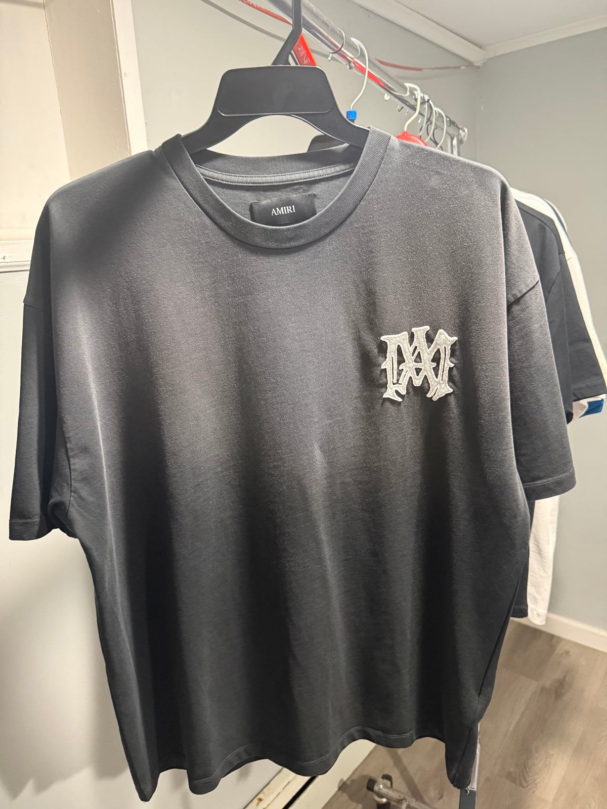 Mike Amiri Logo Embroidered T shirt